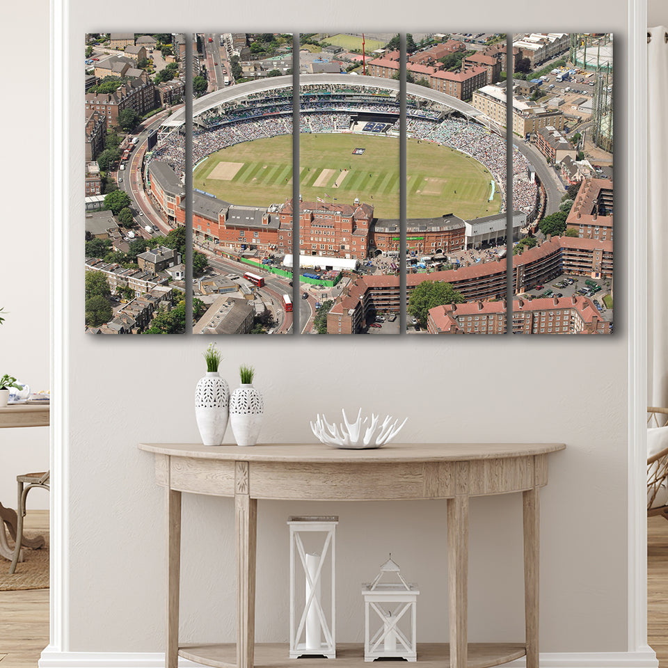 Oval Cricket Ground London, Stadium Canvas, Sport Art, Gift for him, Multi Panels B, Canvas Prints Wall Art Decor