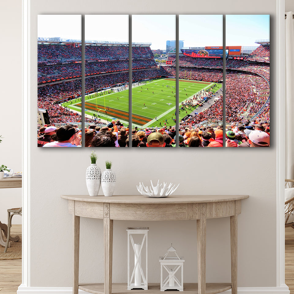 Overview of First Energy Field, Stadium Canvas, Sport Art, Gift for him, Multi Panels B, Canvas Prints Wall Art Decor