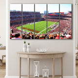 Overview of First Energy Field, Stadium Canvas, Sport Art, Gift for him, Multi Panels B, Canvas Prints Wall Art Decor