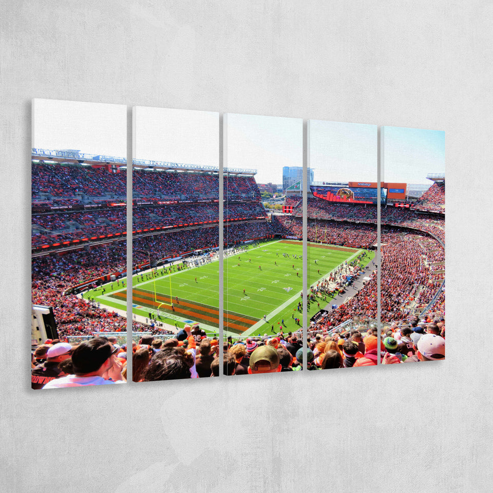 Overview of First Energy Field, Stadium Canvas, Sport Art, Gift for him, Multi Panels B, Canvas Prints Wall Art Decor