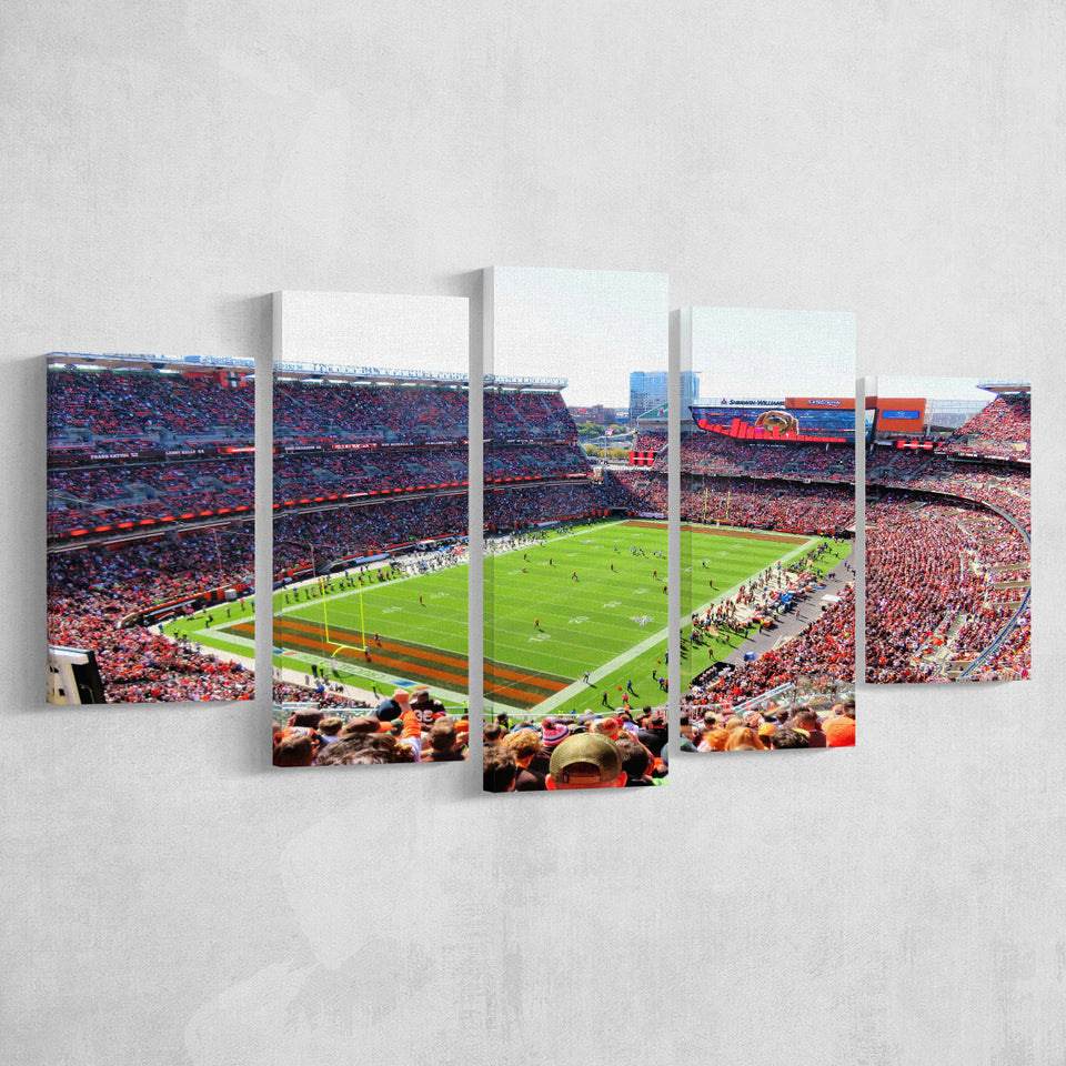 Overview of First Energy Field, Stadium Canvas, Sport Art, Large Canvas, Multi Panels, Canvas Prints Wall Art Decor