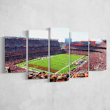 Overview of First Energy Field, Stadium Canvas, Sport Art, Large Canvas, Multi Panels, Canvas Prints Wall Art Decor