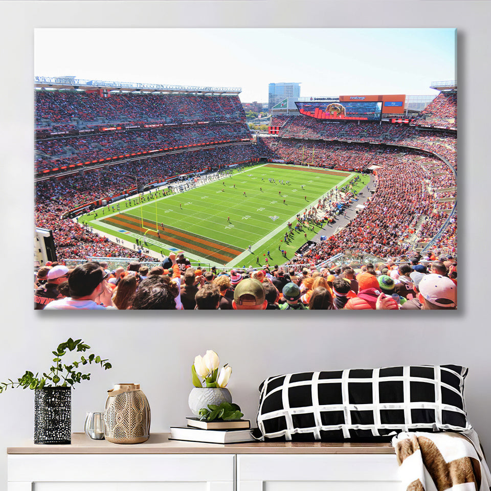 Overview of First Energy Field, Stadium Canvas, Sport Art, Gift for him, Fan Gift, Canvas Prints Wall Art Decor