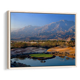 Pga West Stadium Course Hole 17 Golf Courses Alcatraz, La Quinta, California, Framed Canvas Prints Wall Art Decor, Floating Frame