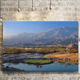 Pga West Stadium Course Hole 17 Golf Courses Alcatraz, La Quinta, California, Golf Art Print, Canvas Prints Wall Art Decor