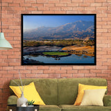 Pga West Stadium Course Hole 17 Golf Courses Alcatraz, La Quinta, California, Golf Sport Print, Framed Art Prints Home Decor