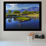 Pga West Stadium Course, Hole 17 At Califorlia, Golf Sport Print, Golf Lover, Framed Art Prints Home Decor