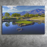 Pga West Stadium Course, Hole 17 At Califorlia, Golf Art Print, Golf Lover, Canvas Prints Wall Art Decor