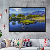 Pga West Stadium Course, Hole 17 At Califorlia, Golf Sport Print, Golf Lover, Framed Art Prints Home Decor