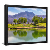 Pga West Stadium Course, Hole 4, Golf Sport Print, Golf Lover, Framed Art Prints Home Decor