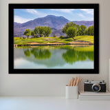 Pga West Stadium Course, Hole 4, Golf Sport Print, Golf Lover, Framed Art Prints Home Decor