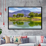 Pga West Stadium Course, Hole 4, Golf Sport Print, Golf Lover, Framed Art Prints Home Decor