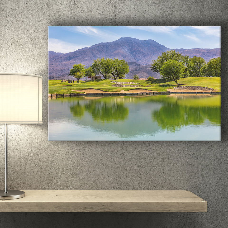 Pga West Stadium Course, Hole 4, Golf Art Print, Golf Lover, Canvas Prints Wall Art Decor