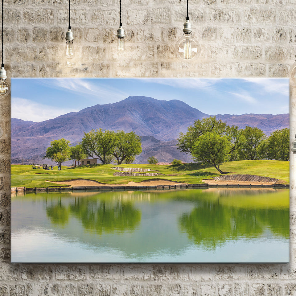 Pga West Stadium Course, Hole 4, Golf Art Print, Golf Lover, Canvas Prints Wall Art Decor