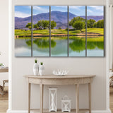Pga West Stadium Course, Hole 4, 5 Panels Extra Large Canvas Prints Wall Art Decor