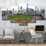 PNC Ballpark Stadium Canvas Prints Pittsburgh Pirates Wall Art Baseball,Multi Panels,Sport Stadium Art Prints, Fan Gift