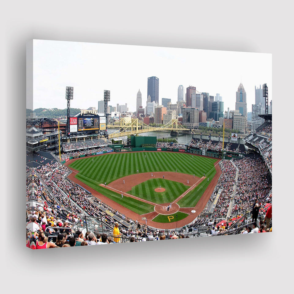 PNC Ballpark Stadium Canvas Prints Pittsburgh Pirates Wall Art Baseball,Sport Stadium Art Prints, Fan Gift, Wall Decor