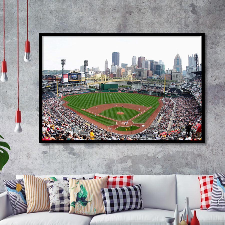 PNC Ballpark Stadium Art Prints Pittsburgh Pirates Wall Art Baseball,Sport Stadium Art Prints, Fan Gift, Wall Decor
