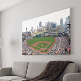 PNC Ballpark Stadium Canvas Prints Pittsburgh Pirates Wall Art Baseball,Sport Stadium Art Prints, Fan Gift, Wall Decor