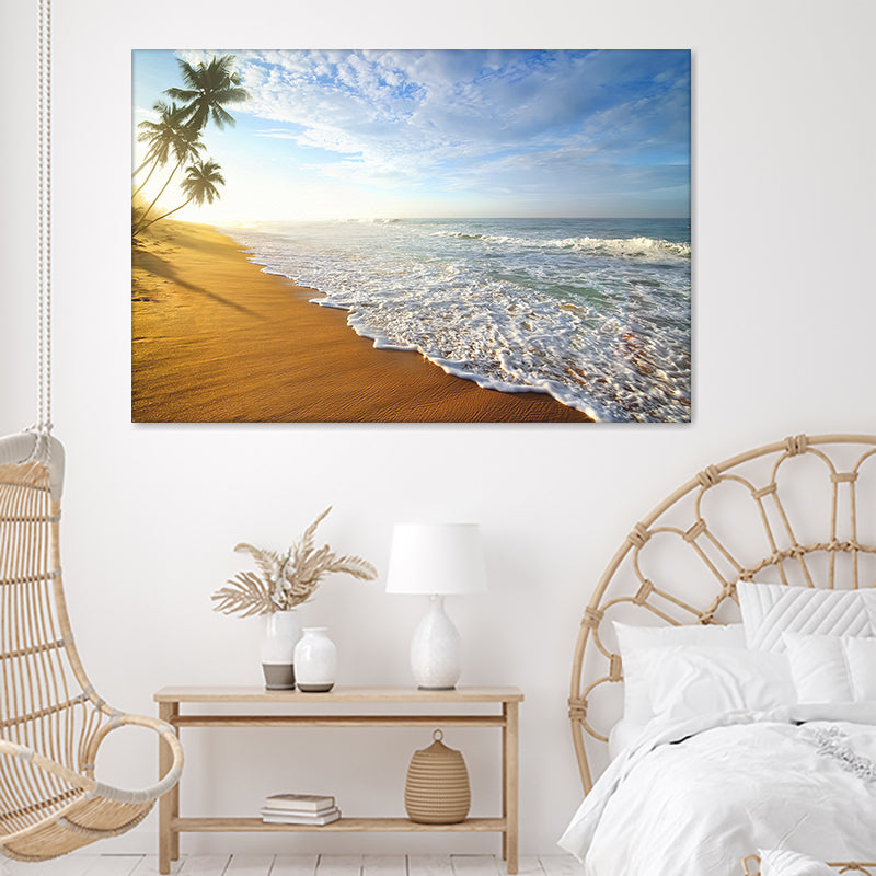 Heart Shaped Island Canvas Wall Art - Painting Canvas, Canvas Prints, –  UnixCanvas