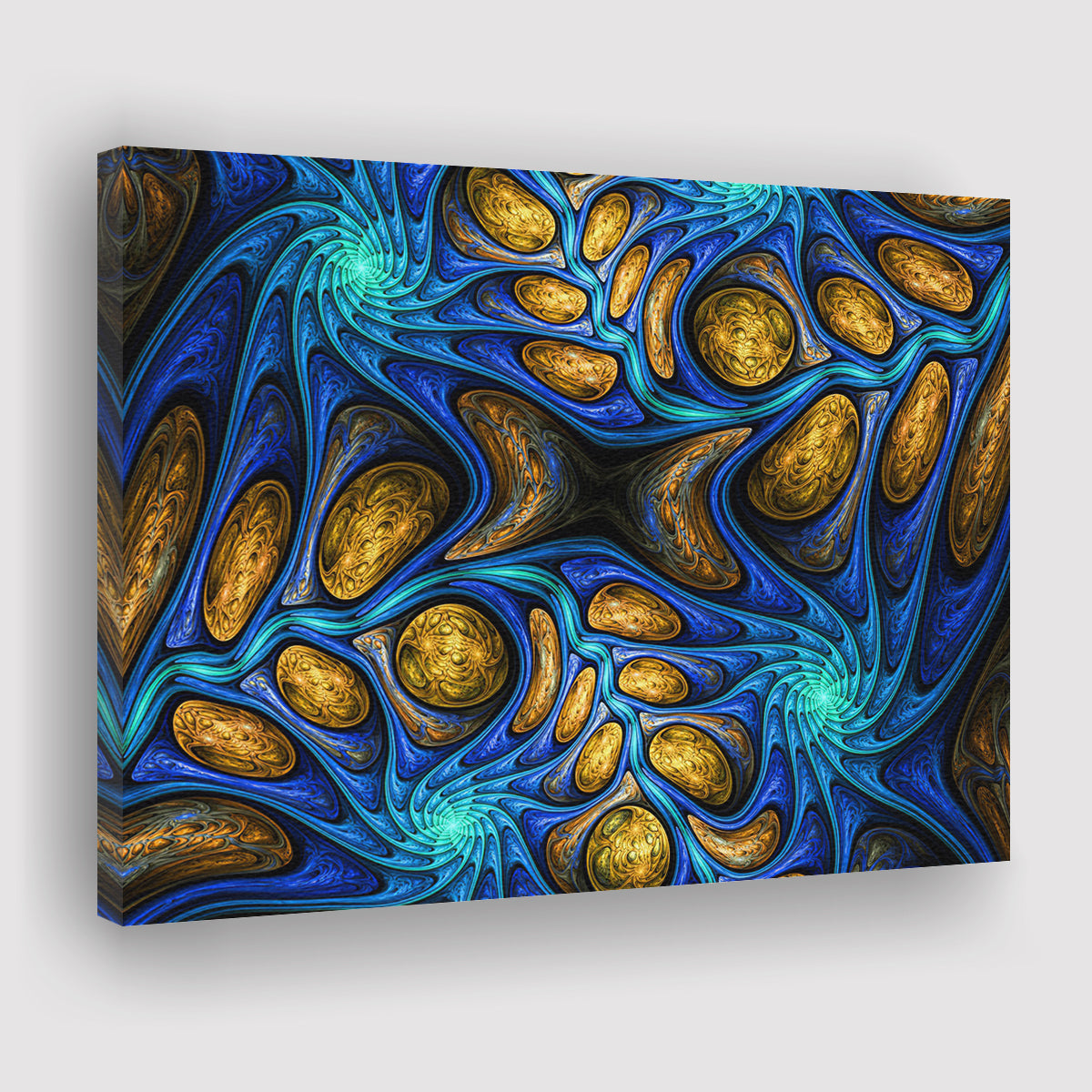 Psychedelic Abstract Fractal Canvas Wall Art - Painting Canvas, Canvas –  UnixCanvas, image size:1200x1200