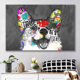 Puppy Pop Art Pet Lover Decor Canvas Prints Wall Art Decor - Painting Canvas, Home Decor, Art Print, Art For Sale