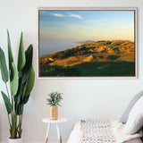 Pacific Dunes Golf Club Hole 11 Pacific Dunes Golf Courses, Bandon, Oregon, Framed Canvas Prints Wall Art Decor, Floating Frame
