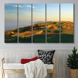 Pacific Dunes Golf Club Hole 11 Pacific Dunes Golf Courses, Bandon, Oregon, 5 Panels Extra Large Canvas Prints Wall Art Decor