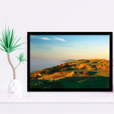 Pacific Dunes Golf Club Hole 11 Pacific Dunes Golf Courses, Bandon, Oregon, Golf Sport Print, Framed Art Prints Home Decor