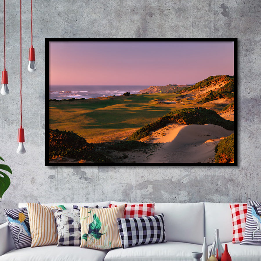 Pacific Dunes Golf Courses Hole 13, Bandon, Oregon, Golf Sport Print, Golf Lover, Framed Art Prints Home Decor