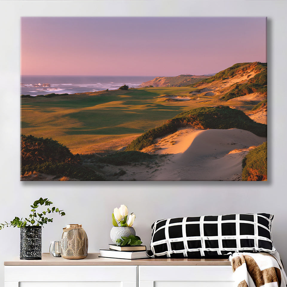 Pacific Dunes Golf Courses Hole 13, Bandon, Oregon, Golf Art Print, Golf Lover, Canvas Prints Wall Art Decor