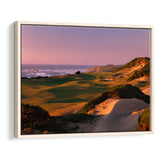 Pacific Dunes Golf Courses Hole 13, Bandon, Oregon, Golf Art Print, Framed Canvas Prints Wall Art Decor, Floating Frame