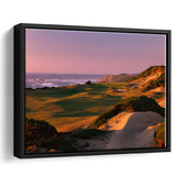 Pacific Dunes Golf Courses Hole 13, Bandon, Oregon, Golf Art Print, Framed Canvas Prints Wall Art Decor, Floating Frame