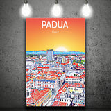 Padua Italy Art Sunset Art Print ,City Art Print, Large Canvas, Canvas Print Wall Art Home Decor