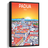 Padua Italy Art Sunset Art Print, Large Canvas, Framed Canvas Print Wall Art Home Decor, Floating Frame
