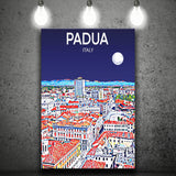 Padua Italy Art Night Art Print ,City Art Print, Large Canvas, Canvas Print Wall Art Home Decor