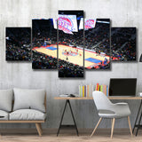 Palace in Auburn Hills Detroit, Stadium Canvas, Sport Art, Large Canvas, Multi Panels, Canvas Prints Wall Art Decor