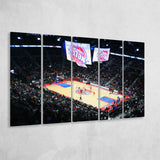 Palace in Auburn Hills Detroit, Stadium Canvas, Sport Art, Gift for him, Multi Panels B, Canvas Prints Wall Art Decor
