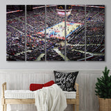 Palace of Auburn Hills, Stadium Canvas, Sport Art, Gift for him, Multi Panels B, Canvas Prints Wall Art Decor