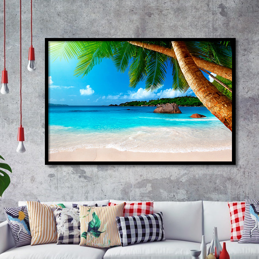 Palm Tree Botanical Framed Art Prints Wall Art Decor, Framed Picture, Home Decor