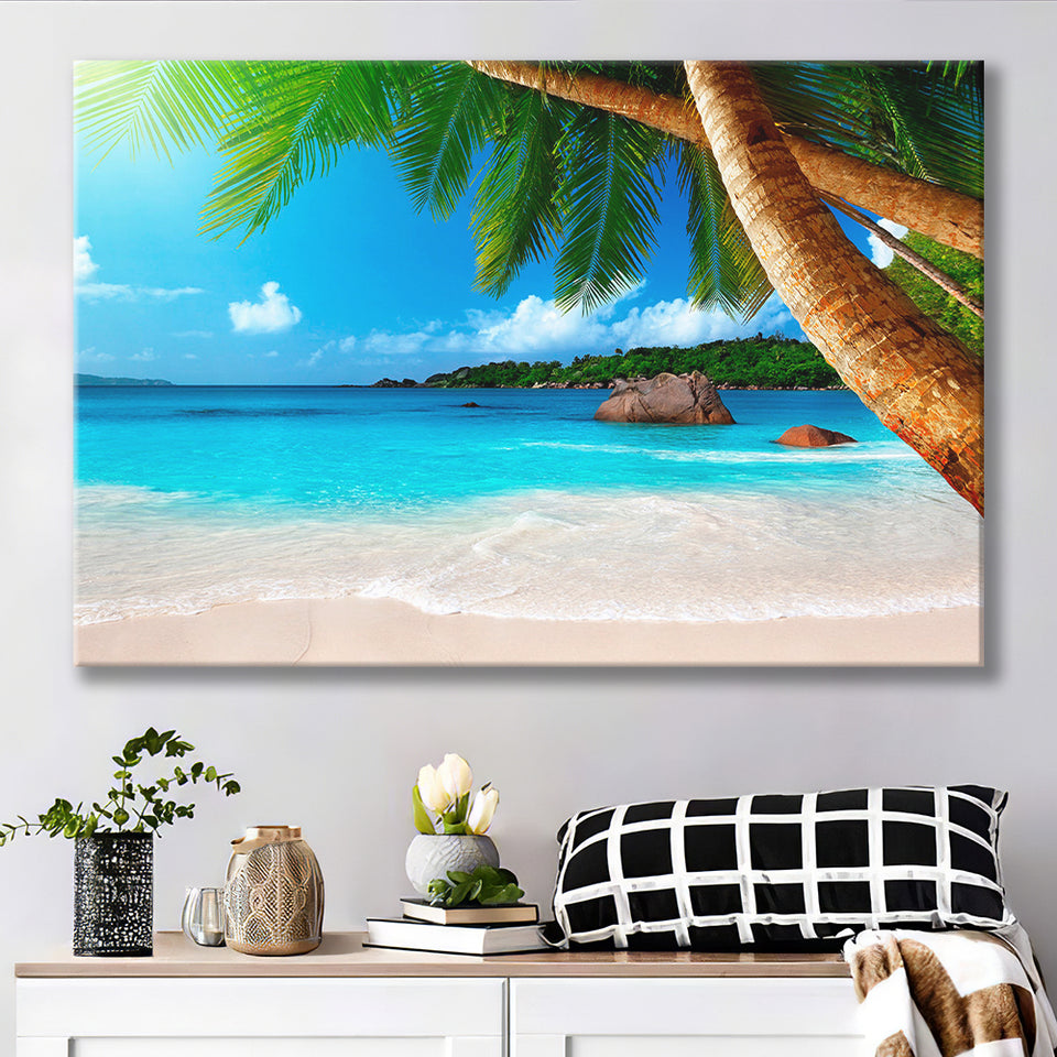 Palm Tree Botanical Canvas Prints Wall Art Decor - Painting Canvas,Home Decor, Ready to Hang