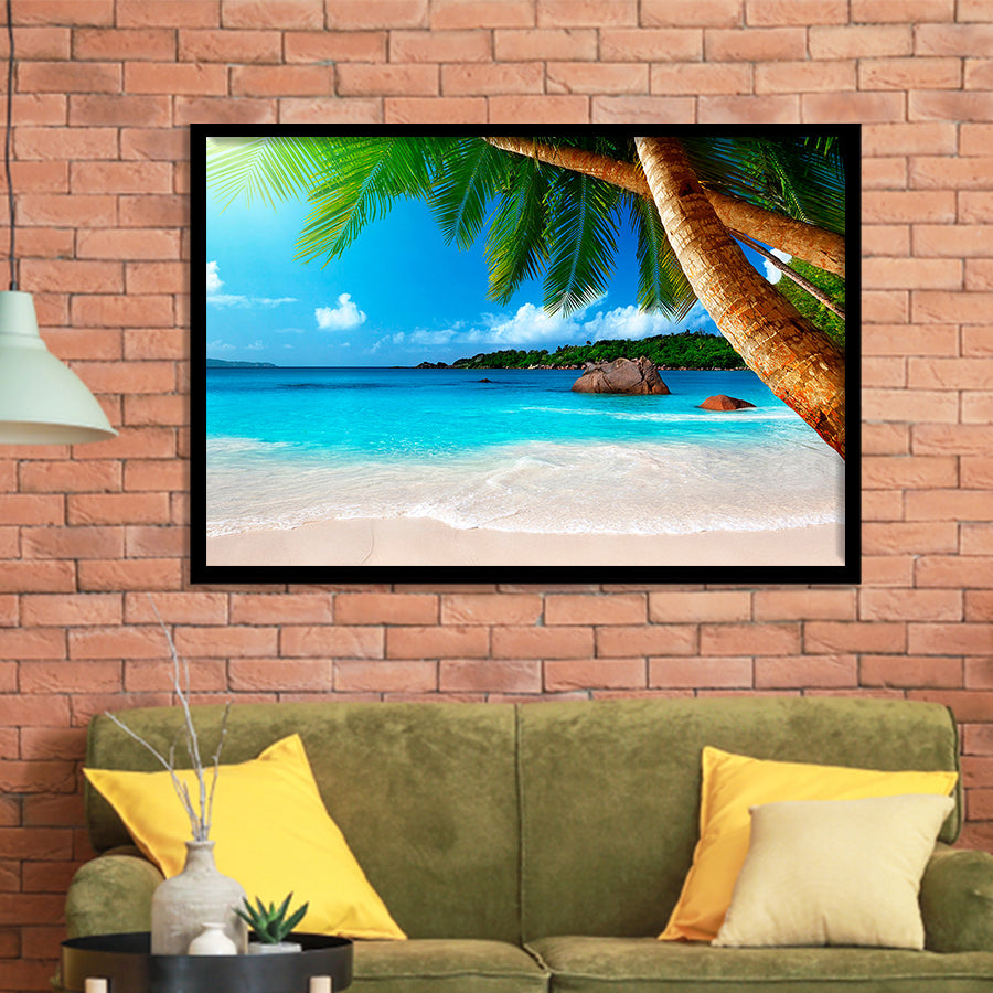 Palm Tree Botanical Framed Art Prints Wall Art Decor, Framed Picture, Home Decor