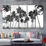 Palm Trees 5 Piece B Canvas Prints Wall Art Decor - Painting Canvas, Multi Panels