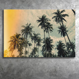 Palm Trees 2 Canvas Prints Wall Art Decor - Paiting Canvas, Art Prints, Wall Decor, For Sale