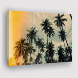 Palm Trees 2 Canvas Prints Wall Art Decor - Paiting Canvas, Art Prints, Wall Decor, For Sale