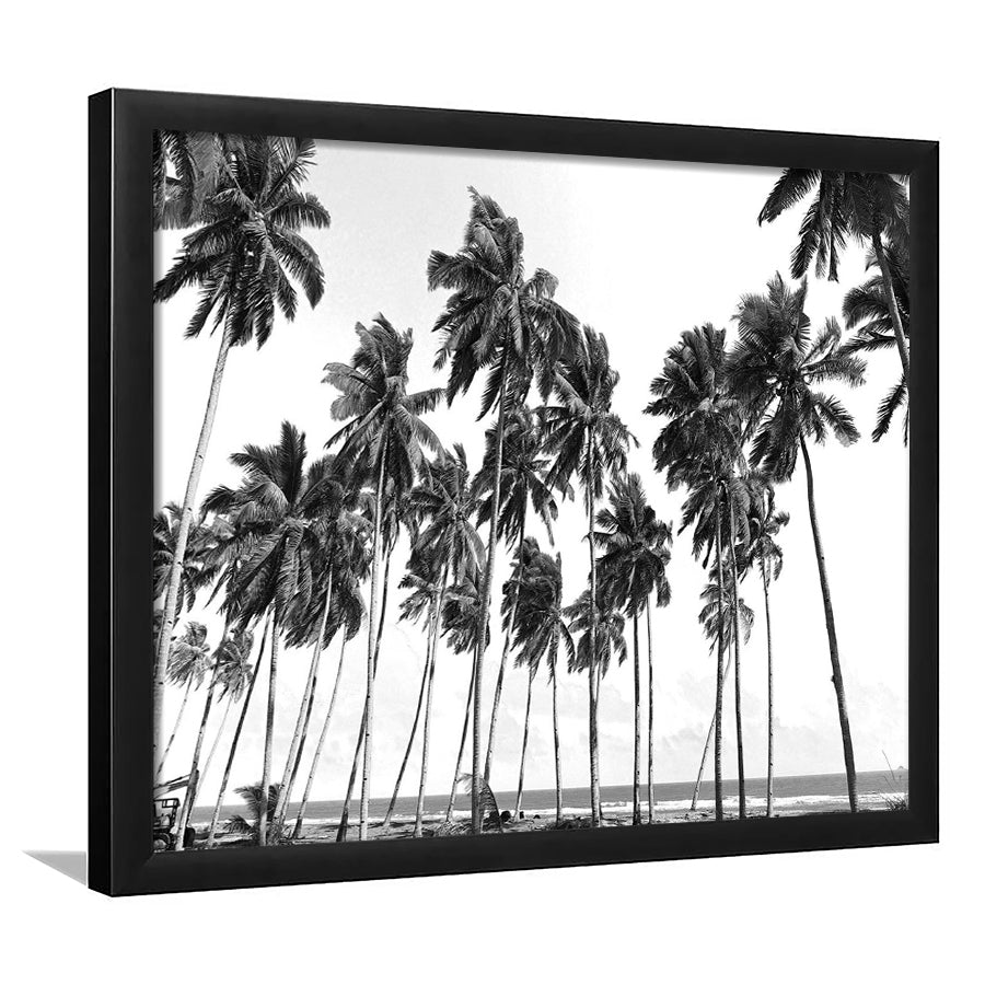 Palm Trees Framed Art Prints Wall Decor - Painting Prints, Framed Picture, Home Decor