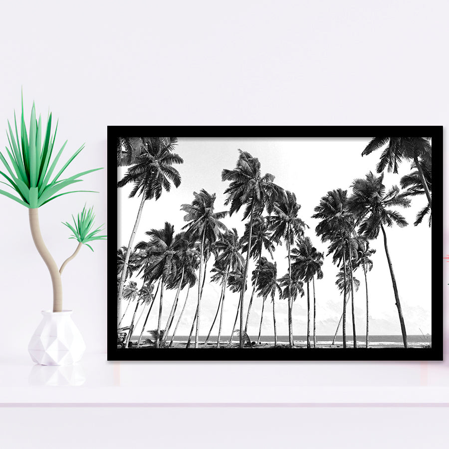 Palm Trees Framed Art Prints Wall Decor - Painting Prints, Framed Picture, Home Decor