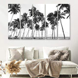 Palm Trees 5 Piece B Canvas Prints Wall Art Decor - Painting Canvas, Multi Panels