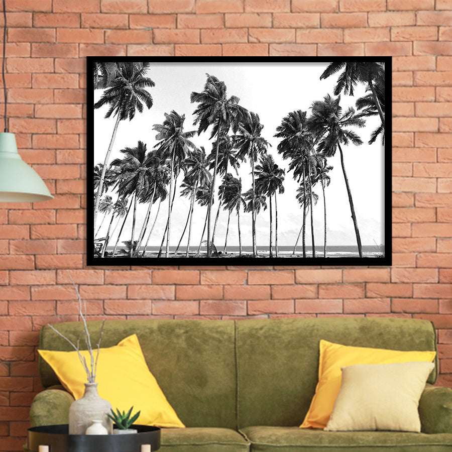 Palm Trees Framed Art Prints Wall Decor - Painting Prints, Framed Picture, Home Decor