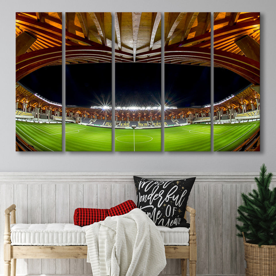 Pancho Arena Hungary, Stadium Canvas, Sport Art, Gift for him, Multi Panels B, Canvas Prints Wall Art Decor